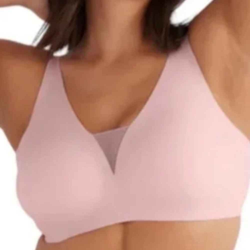 New Knix Shadow Mesh T-Shirt Bra Rose Water XXXXL++